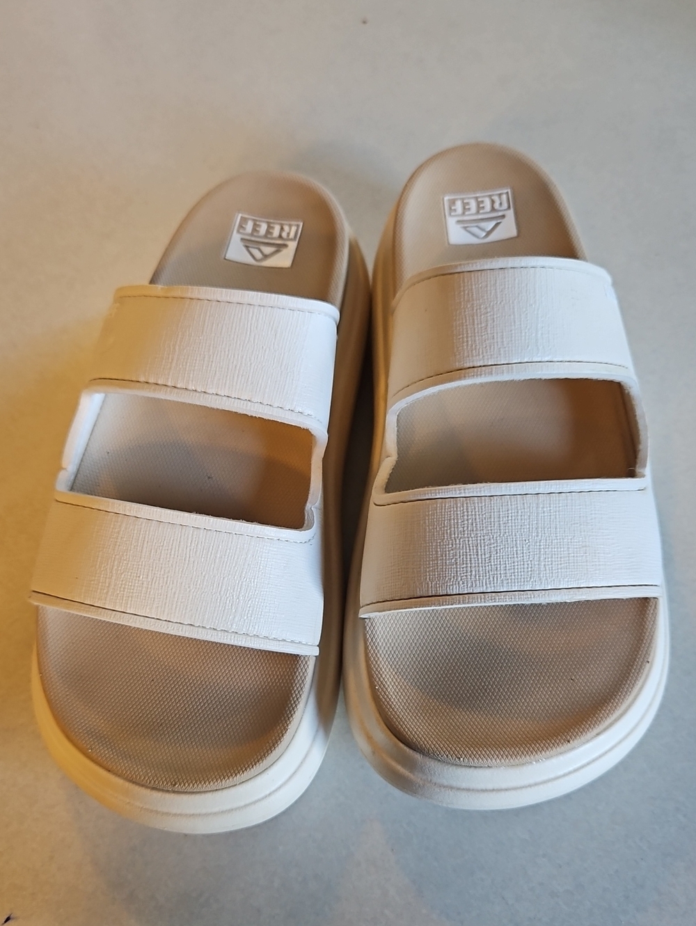 Reef Tan Platform Sandals